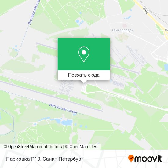 Карта Парковка P10