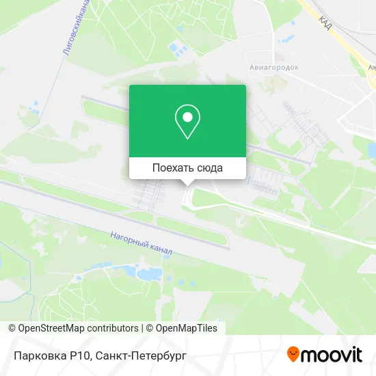 Карта Парковка P10