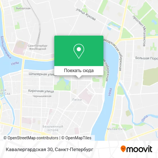 Карта Кавалергардская 30