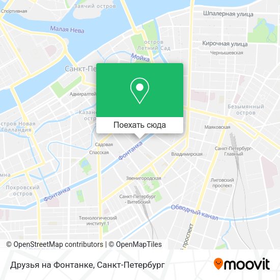 Карта Друзья на Фонтанке