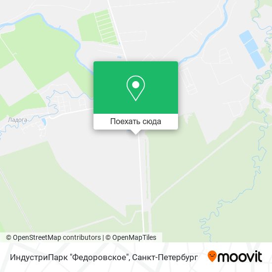Карта ИндустриПарк "Федоровское"