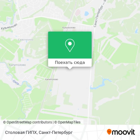 Карта Столовая ГИПХ
