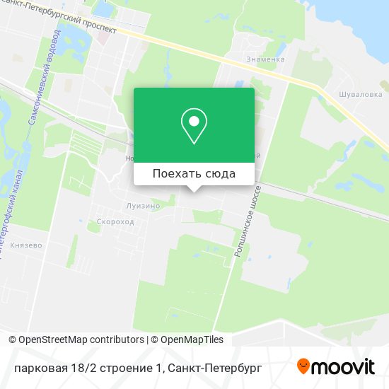 Карта парковая 18/2 строение 1