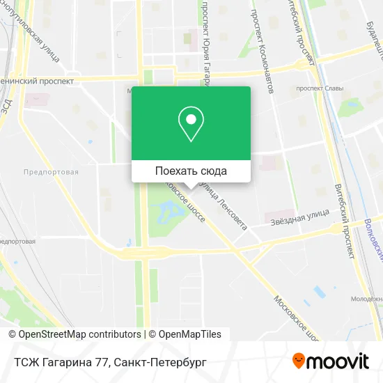 Карта ТСЖ Гагарина 77