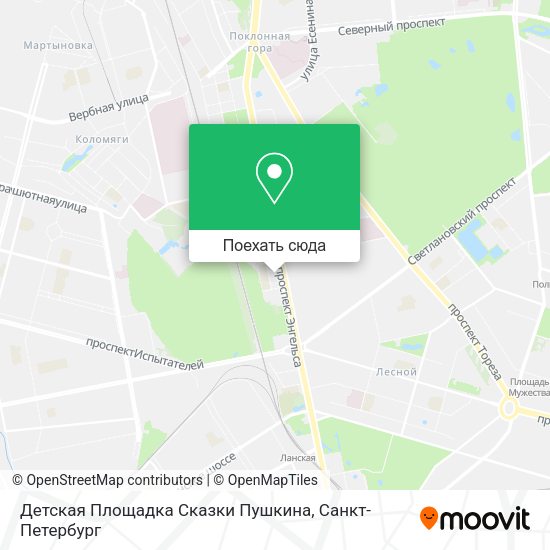 Карта Детская Площадка Сказки Пушкина