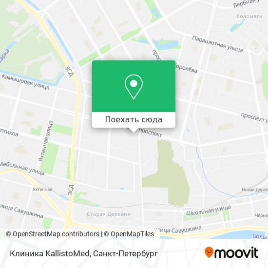 Карта Клиника KallistoMed