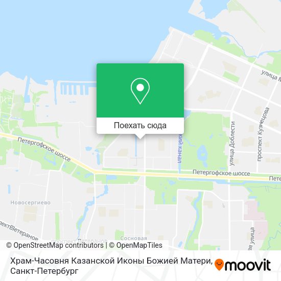 Карта Храм-Часовня Казанской Иконы Божией Матери