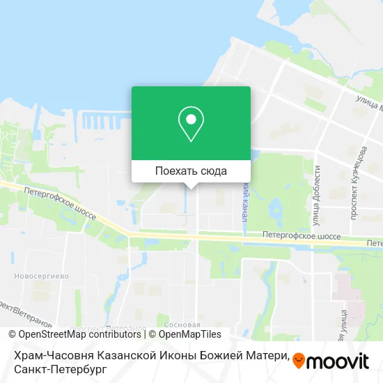Карта Храм-Часовня Казанской Иконы Божией Матери