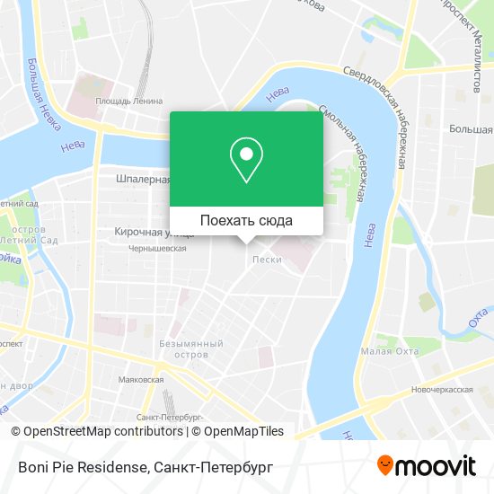 Карта Boni Pie Residense