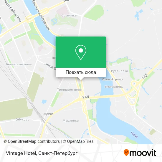 Карта Vintage Hotel