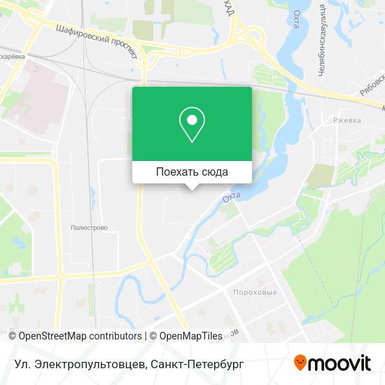 Карта Ул. Электропультовцев