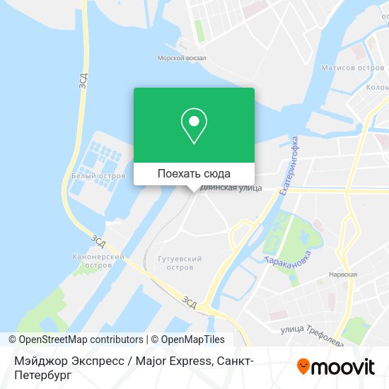 Карта Мэйджор Экспресс / Major Express