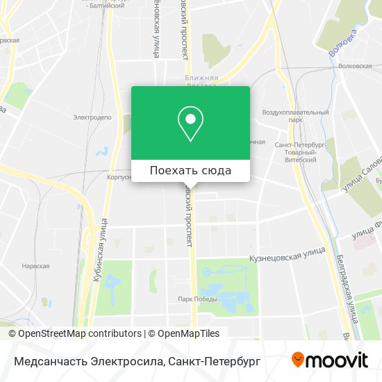 Карта Медсанчасть Электросила