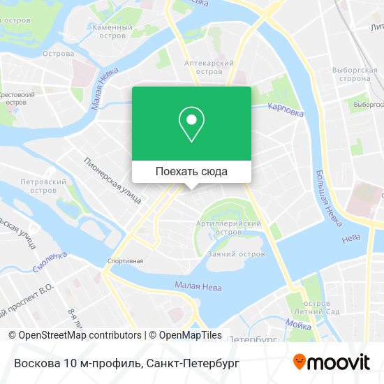 Карта Воскова 10 м-профиль