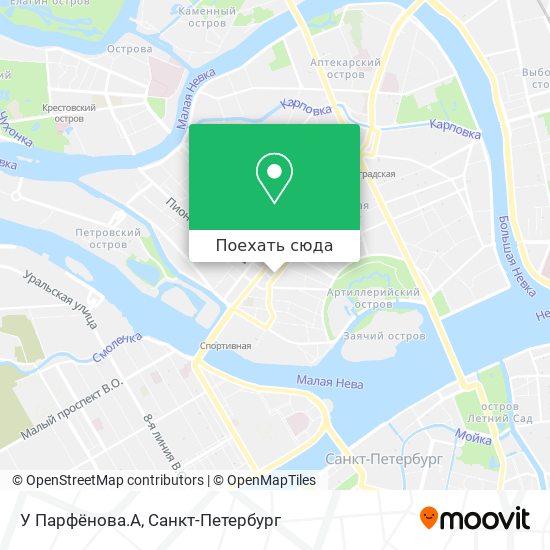 Карта У Парфёнова.А