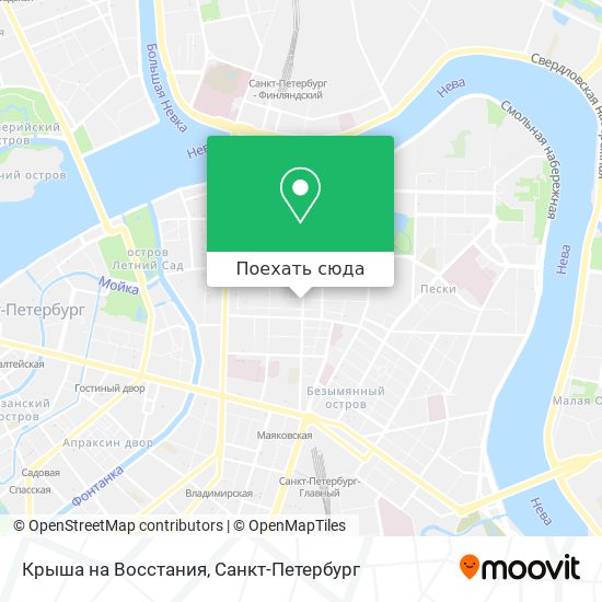 Карта Крыша на Восстания