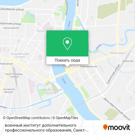 Карта военный институт дополнительного профессионального образования