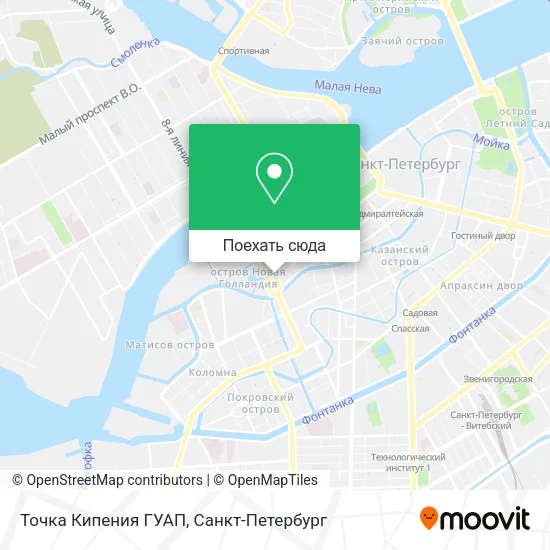 Карта Точка Кипения ГУАП