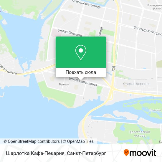 Карта Шарлотка Кафе-Пекарня