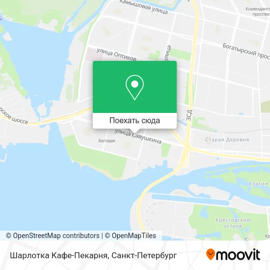 Карта Шарлотка Кафе-Пекарня