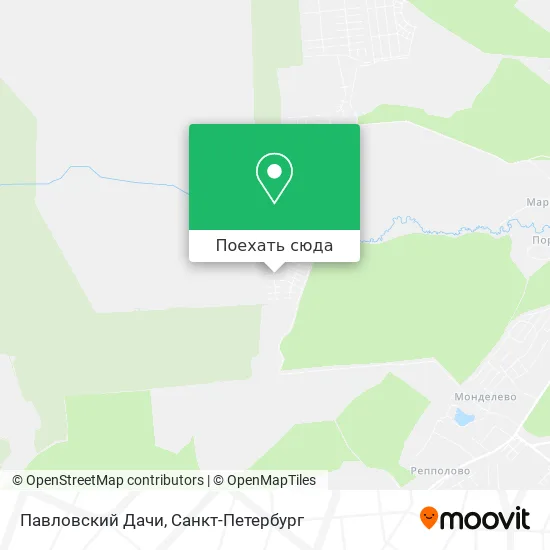Карта Павловский Дачи