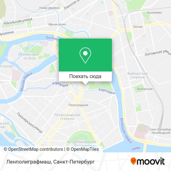Карта Ленполиграфмаш