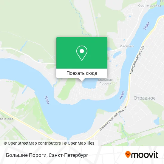 Карта Большие Пороги