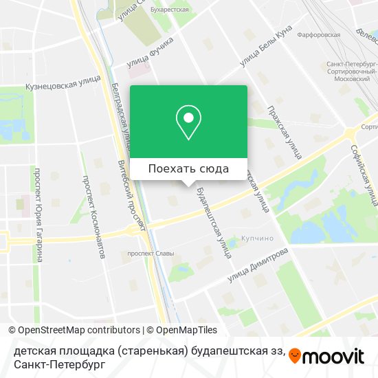 Карта детская площадка (старенькая) будапештская зз
