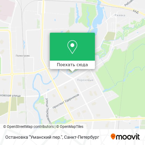 Карта Остановка "Уманский пер."