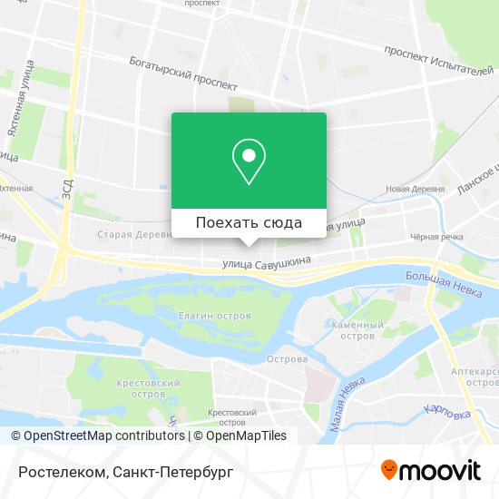 Карта Ростелеком