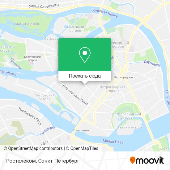 Карта Ростелеком