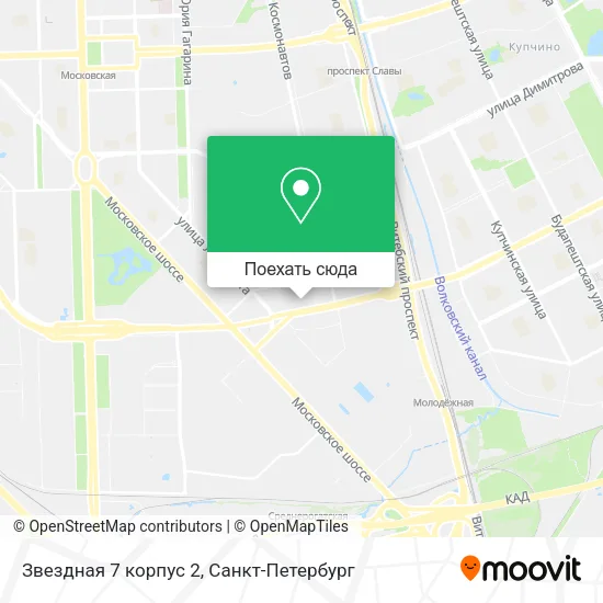 Карта Звездная 7 корпус 2