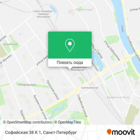 Карта Софийская 38 К 1