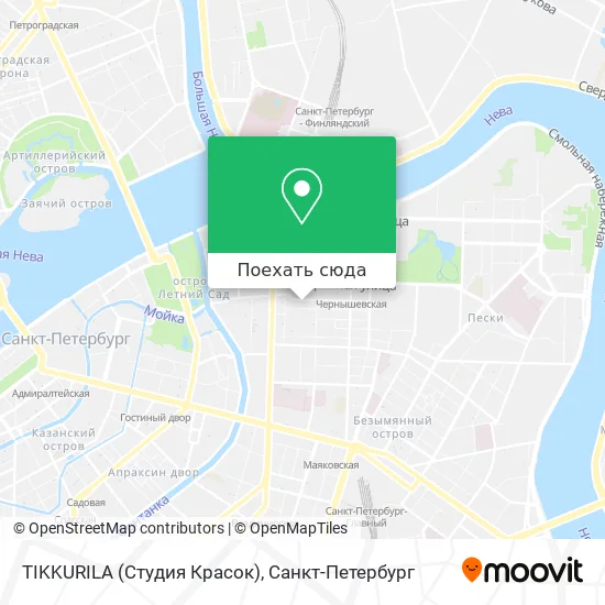 Карта TIKKURILA (Студия Красок)