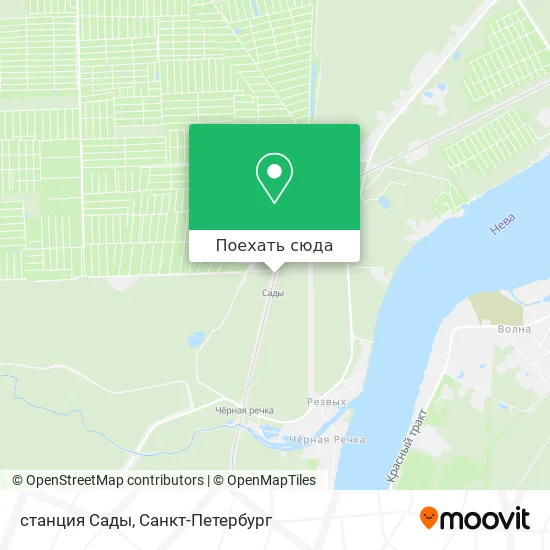 Карта станция Сады