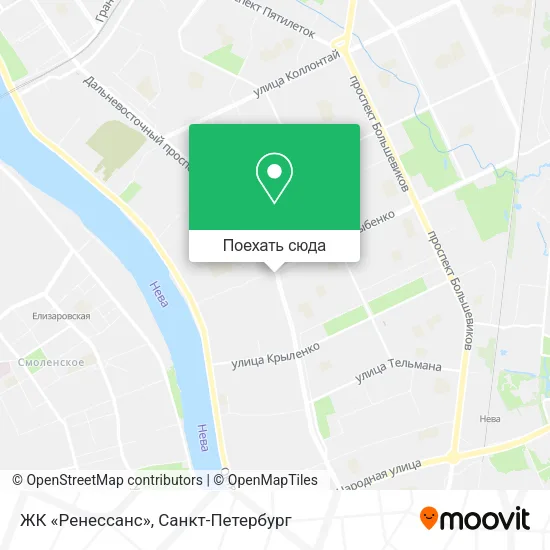 Карта ЖК «Ренессанс»