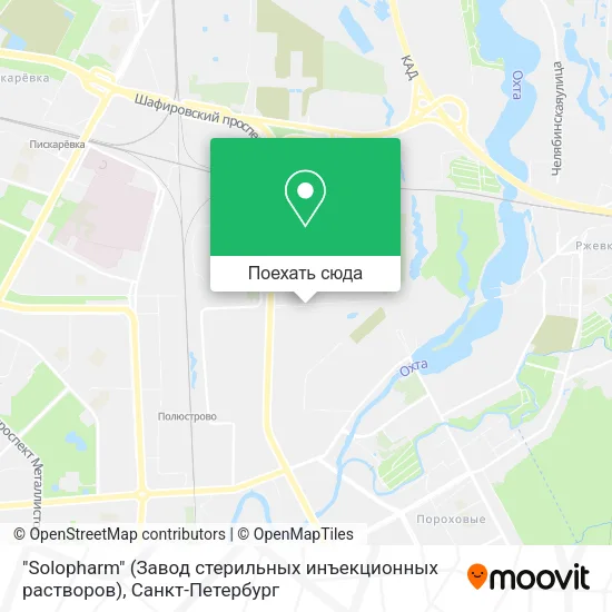 Карта "Solopharm" (Завод стерильных инъекционных растворов)
