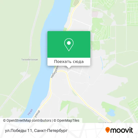 Карта ул.Победы 11