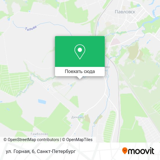 Карта ул. Горная, 6