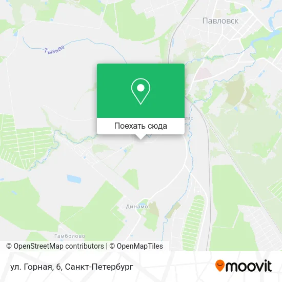 Карта ул. Горная, 6