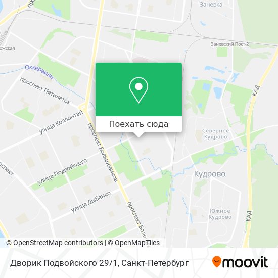 Карта Дворик Подвойского 29/1