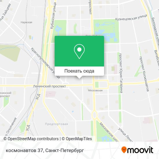 Карта космонавтов 37
