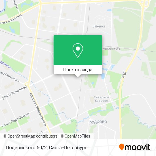 Карта Подвойского 50/2
