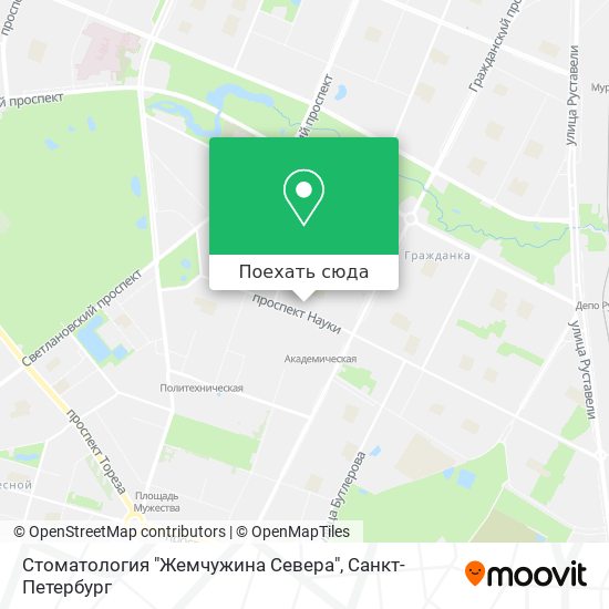 Карта Стоматология "Жемчужина Севера"