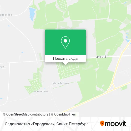 Карта Садоводство «Городское»