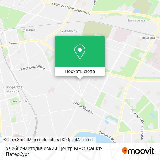 Карта Учебно-методический Центр МЧС