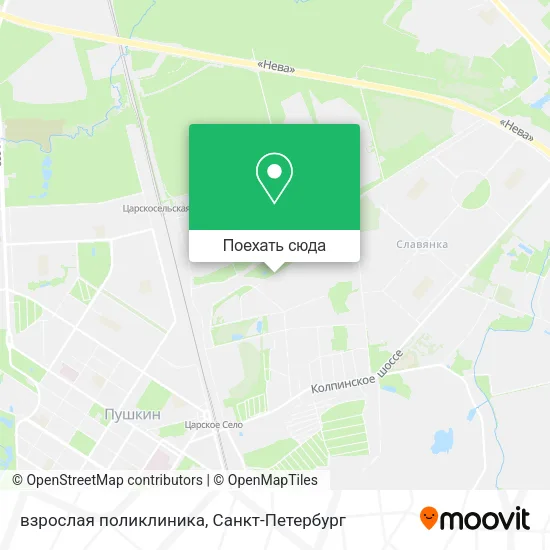 Карта взрослая поликлиника