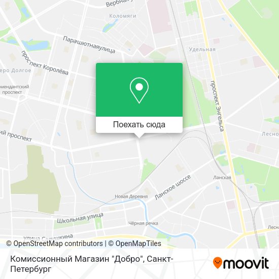 Карта Комиссионный Магазин "Добро"