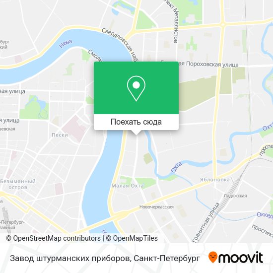 Карта Завод штурманских приборов
