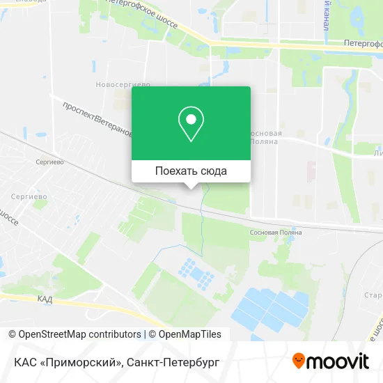 Карта КАС «Приморский»